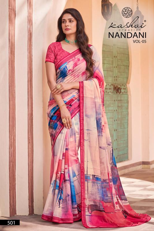 Kashvi nandani vol 5 best saree collection in surat